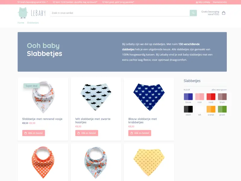 De website LeBaby