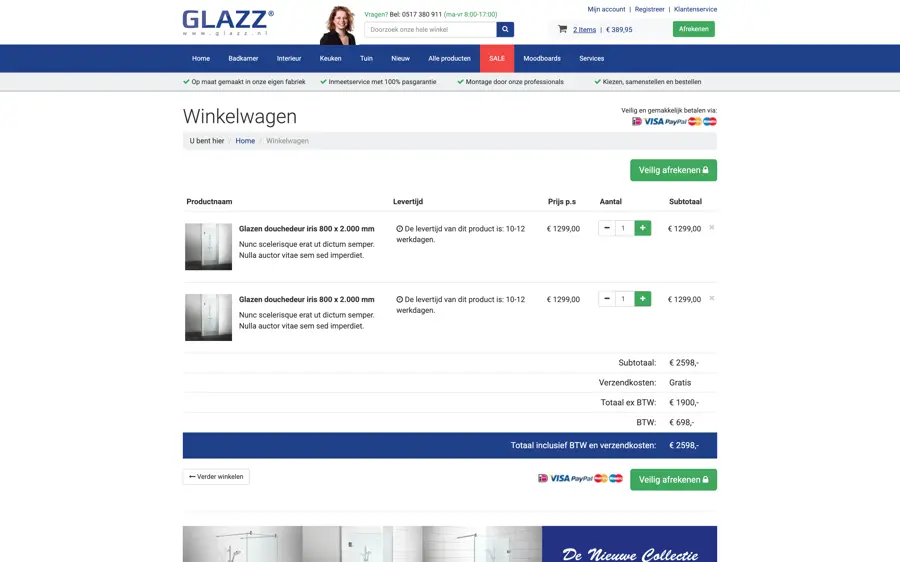 Wide screenshot of Glazz