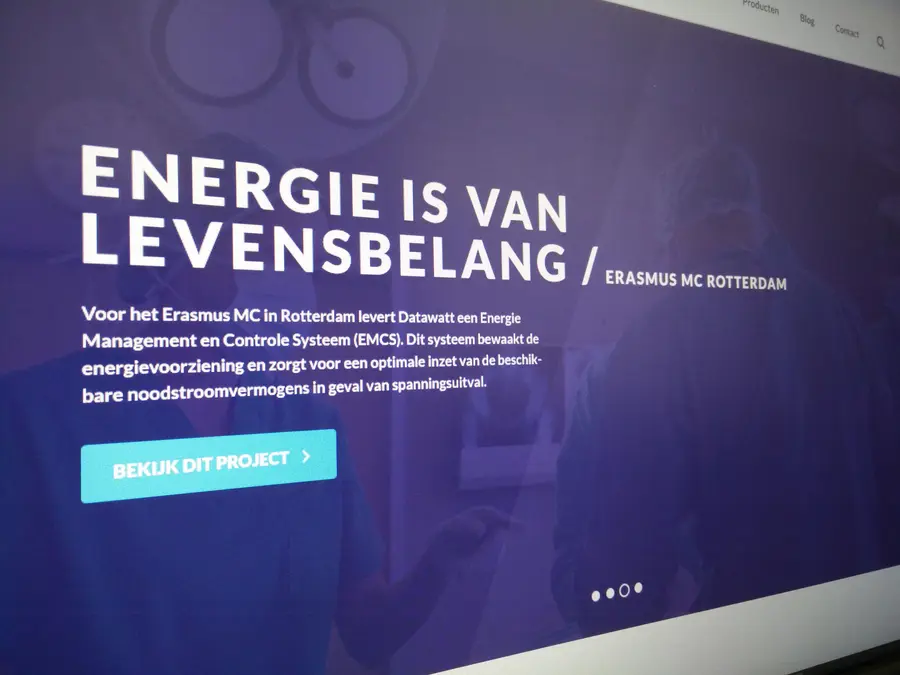 UI-detail van het DataWatt project