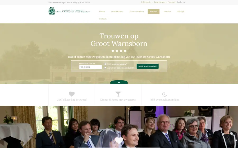 Desktop layout for Groot Warnsborn