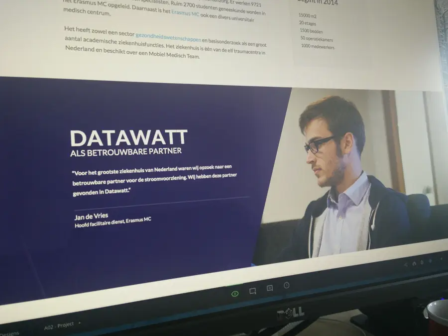 Sectie van het DataWatt project