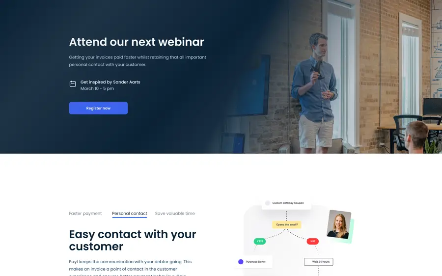 Wide screenshot of Payt Software