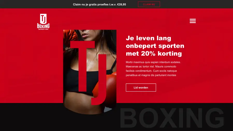 Cta  - TJ Boxing