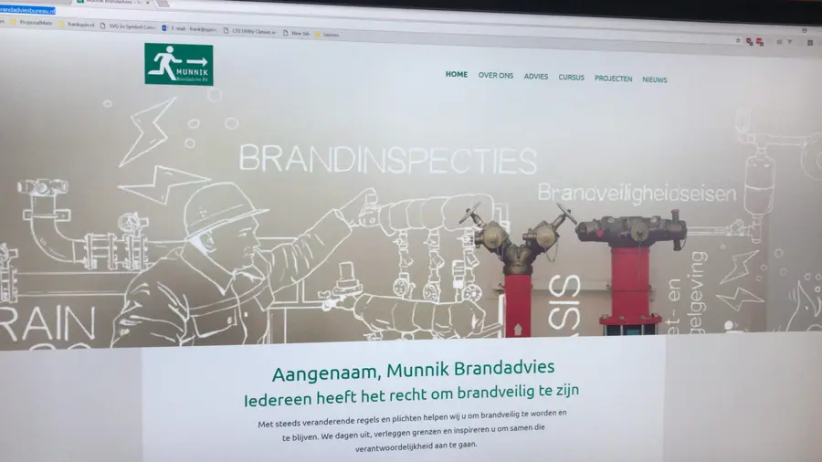 Wide screenshot of Munnik Brandadvies