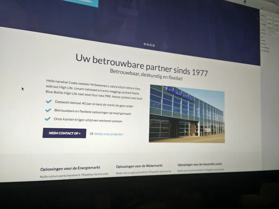 Schermafbeelding van DataWatt