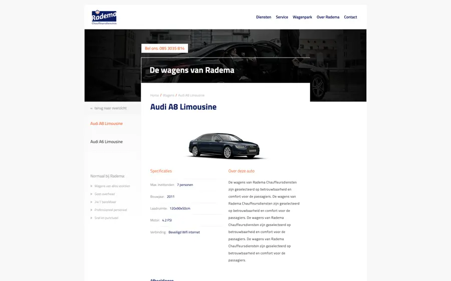 Wide screenshot of Radema