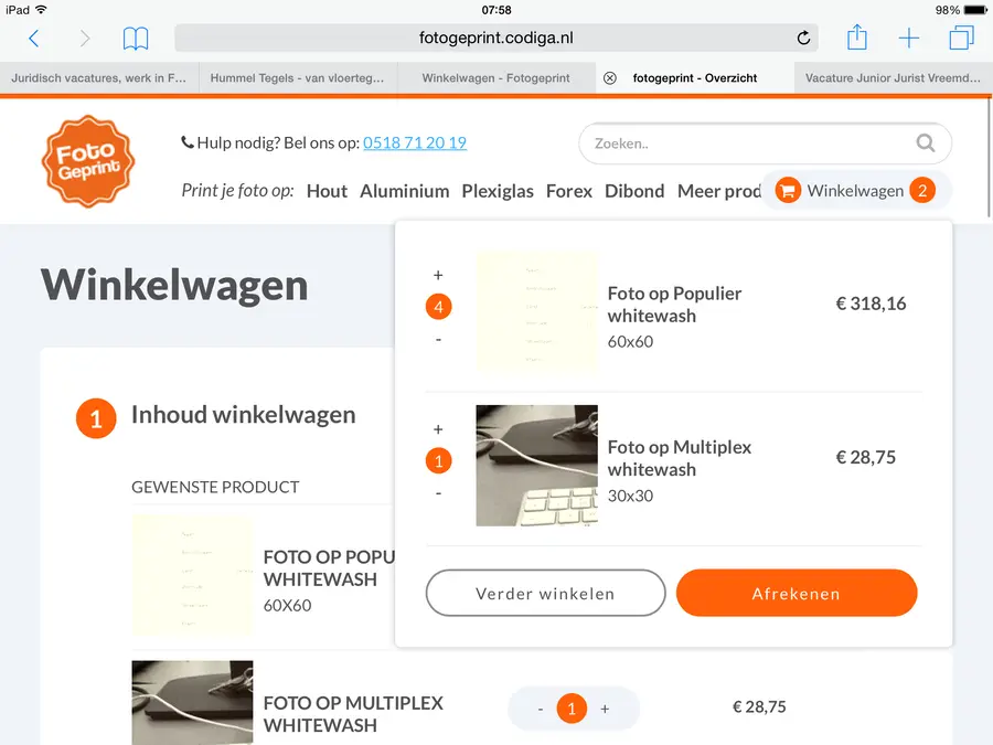 Section of the Fotogeprint project