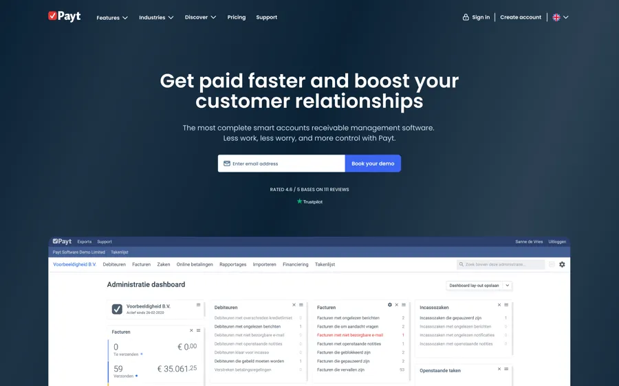 Hoofdafbeelding van het Payt Software project